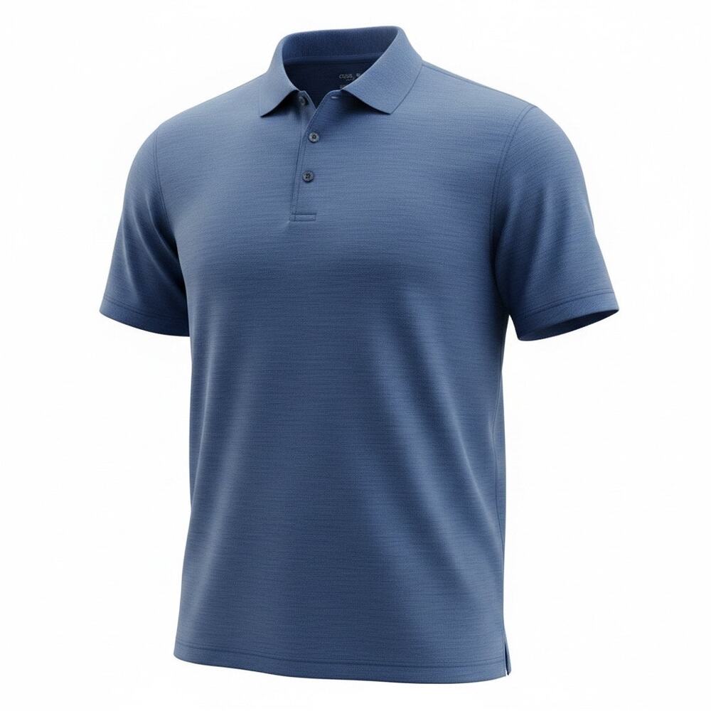 NWOT Haggar Blue Cool 18 PRO (or TEC) Men's Performance Polo Shirt sz 2XLT